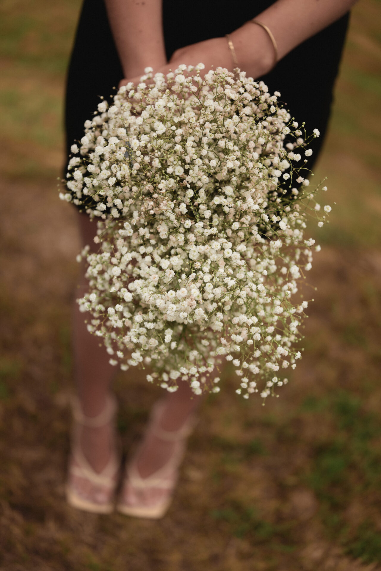 een bruidsboeket van prachtige witte bloemen