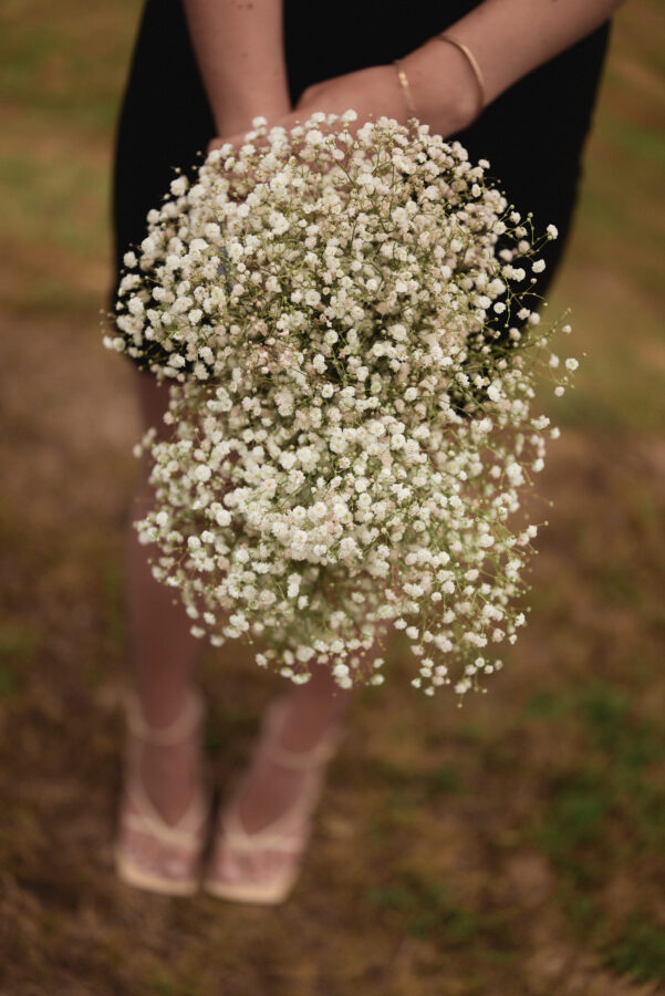 een bruidsboeket van prachtige witte bloemen